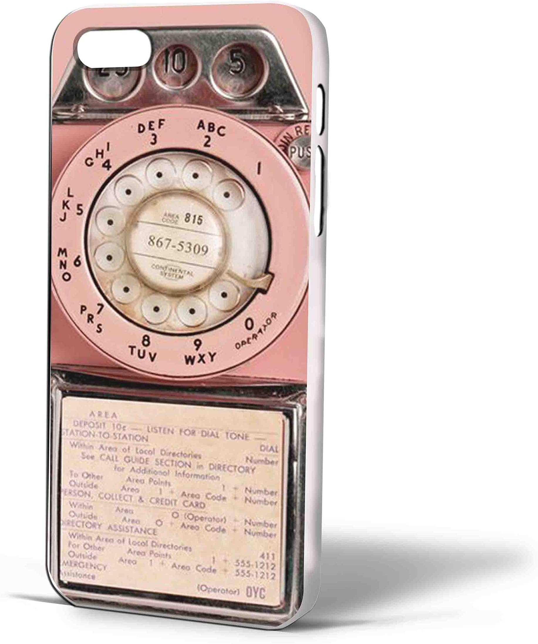 Vintage Pink Payphone for iPhone Case (iPhone 6 White)