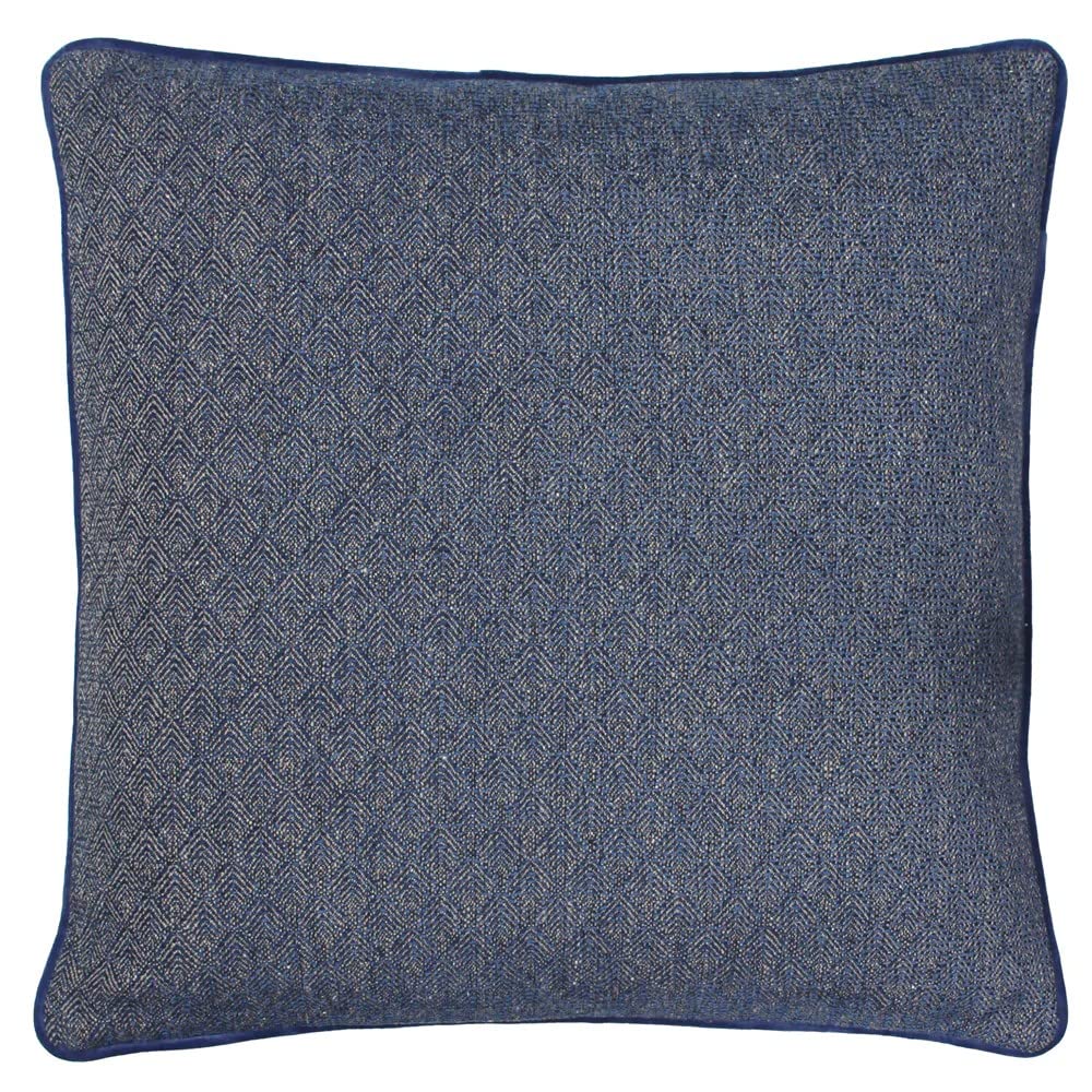 Paoletti Blenheim Cushion Cover, Navy, 45 x 45cm