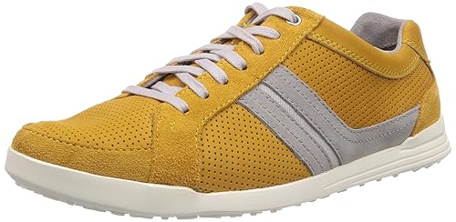 clarks shoes mens yellow