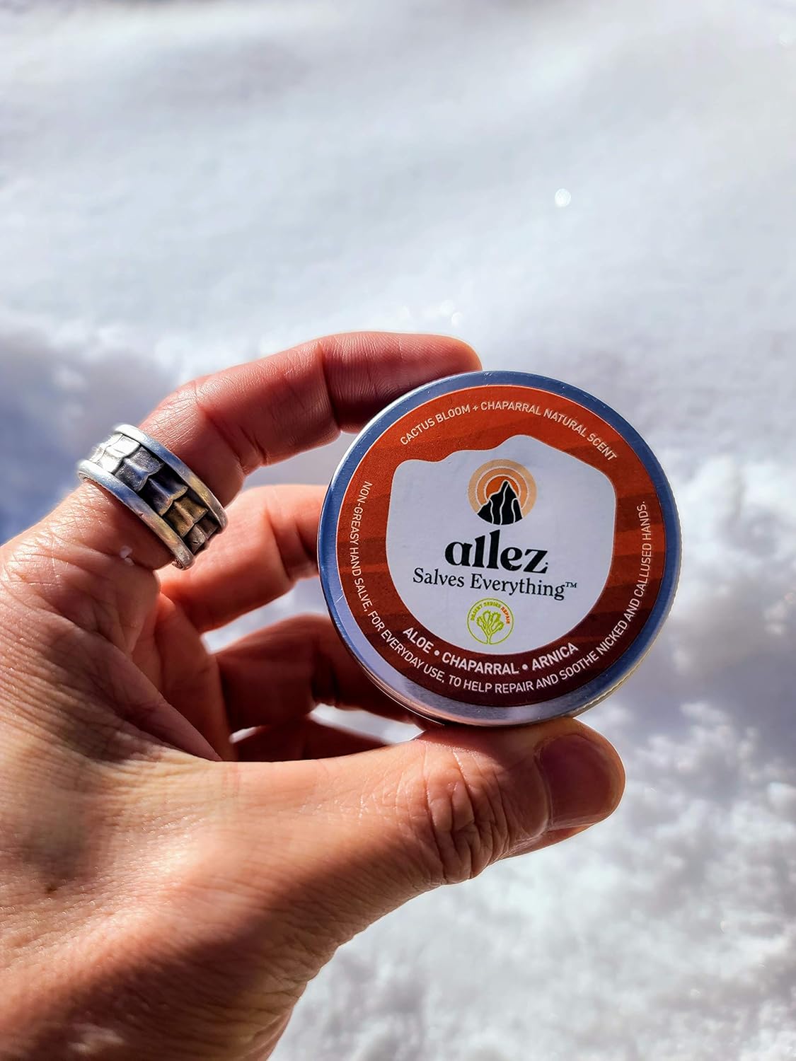 allez outdoor | Salves Everything Hand Salve | Non greasy hand cream to repair and heal nicked and calloused hands | PH Balanced Lotion | Desert Series | Chapparal and Cactus Bloom Scent | 1.5 oz. : Beauty