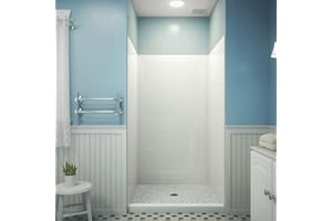 DreamLine QWALL-VS 28-32 inch W x 41 1/2 inch D x 76 inch H Acrylic Wall Kit in White