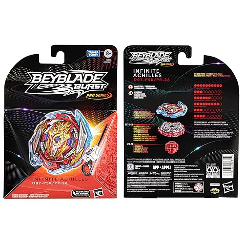 アクセル・ワールド Infinite Burst 20パック Beyblade Burst Pro Series Infinite Achilles Spinning Top Starter