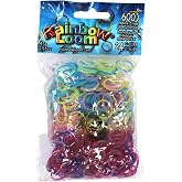 Rainbow Loom&reg; Solar Collection Dust Plastic Bands with 24 C-Clips (600 Count), Multi
