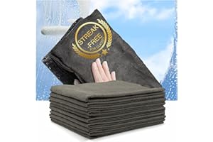ERGONOW Magic Glass Cleaning Cloth - Streak Free, Ultra-Absorbent car Window Fog Remover, Monitor Screen, and Glasses Cleanin