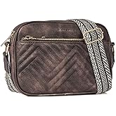 BOSTANTEN Quilted Crossbody Bags for Women Vegan Leather Purses Small Shoulder Handbags with Wide Strap | Quilted, Small, with Wide Strap, Quilted, Purses, Small