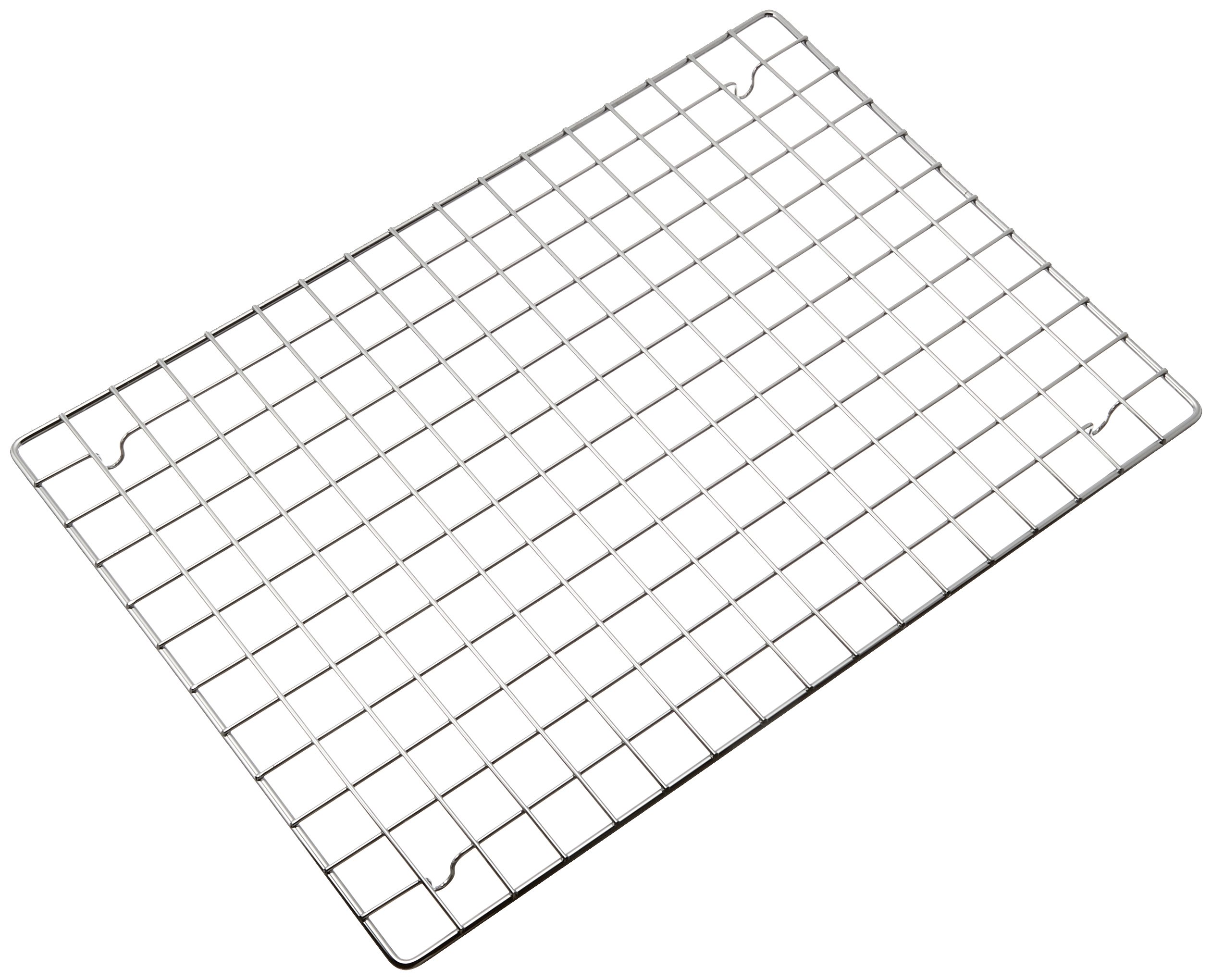 Staedter Rectangular Cake Grid with Feet, 45 cm Length x 32 cm Width, Metal, Grey, 45 x 32 x 30 cm