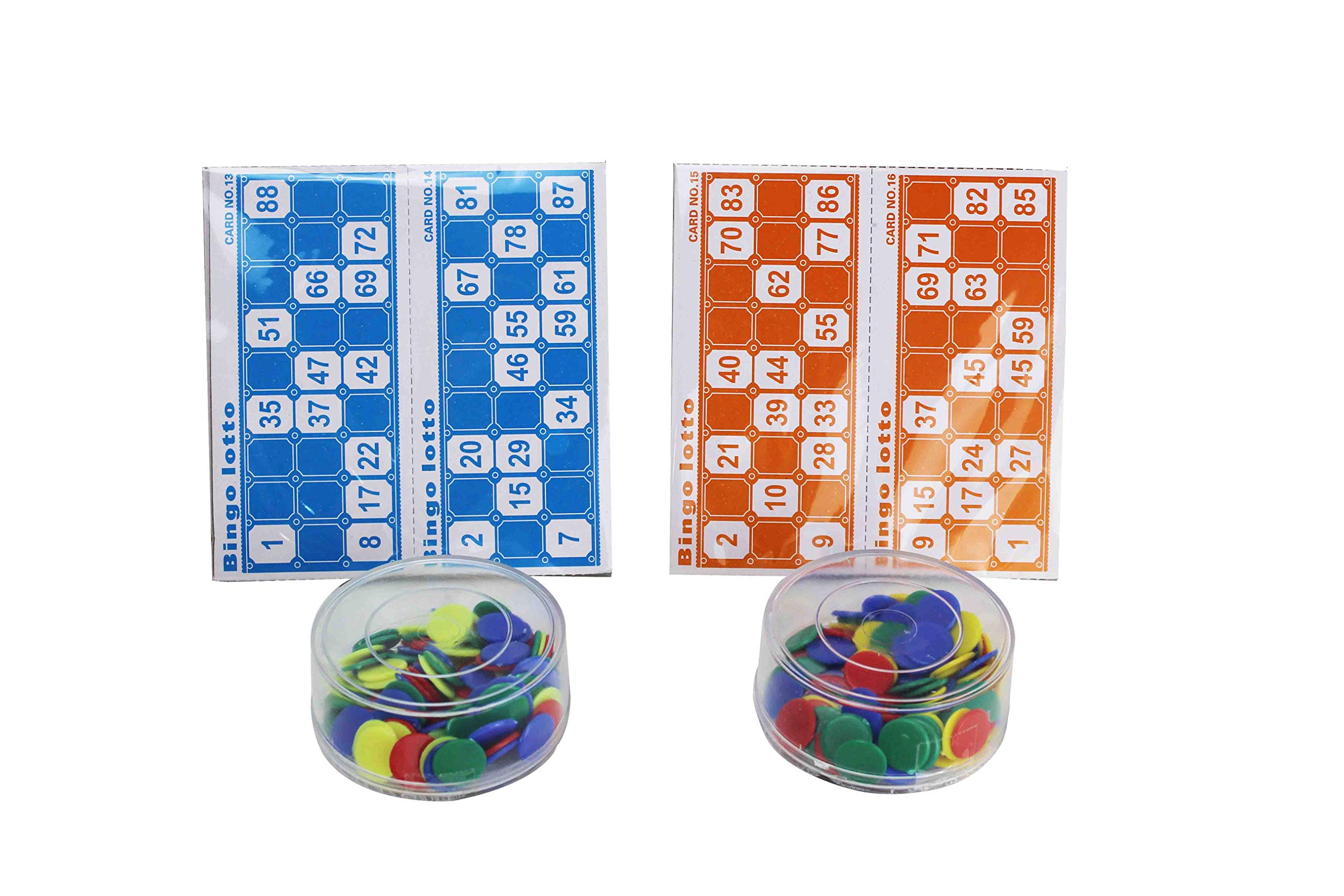 Wagtail 48 Bingo Cards plus 200 Plastic Marker 4 Colors