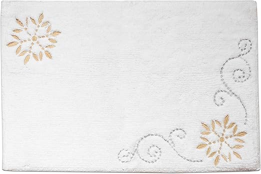 Lenox 8062rugrg1silver Snowflake Tufted Bath Rug Amazon Ca Home Kitchen