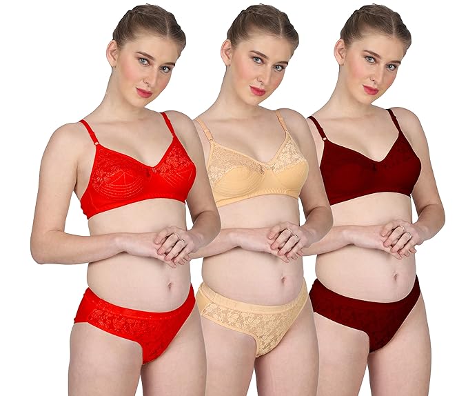 green bra and panties