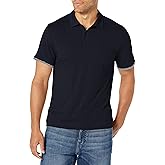 Vince Men's Dbl Layer Stripe Polo