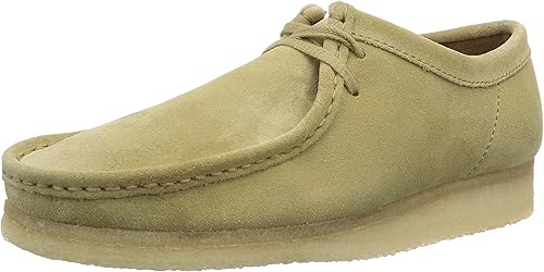 beige clarks wallabees
