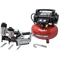 PORTER-CABLE Air Compressor Kit, 6-Gallon, 3-Tool (PCFP12234)