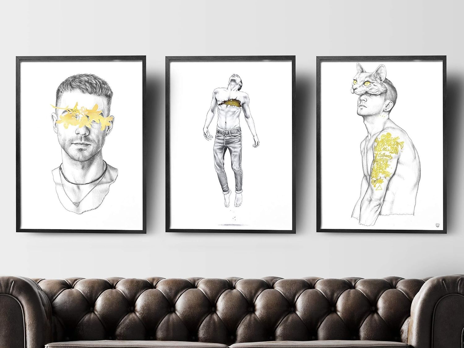 Amazon.com: Gay Print Set, Gay Art Male Large, Gay Art Print, Gay Art ...