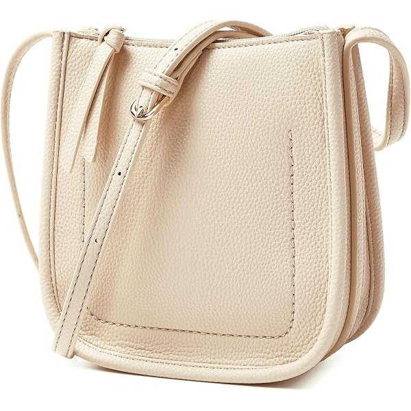 Vulkitty Women's Crossbody Bag - Small Denim Texture Purse With Adjustable Chain Strap & Tassel Detail - View #13