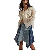 Free People Womens We The Free Wild River Handkerchief Skirt