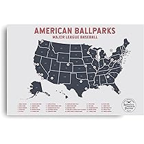 Free Printable Map Of Mlb Stadiums
