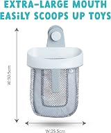 Munchkin Super Scoop Bath Toy Organiser Basket Net with Suction Cup view 2