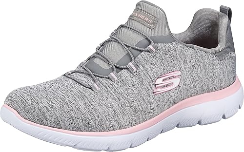 Skechers Sport Women's Summits Sneaker,grey light pink,5.5 M US