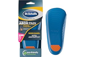 Dr. Scholl's ARCH Pain Relief Orthotics, Insoles for Women (6-10), 1 Pair Shoe Inserts