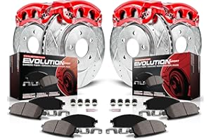 Power Stop KC1548 Performance Brake Kit with Calipers For 1998 1999 2000 2001 2002 Chevy Camaro Pontiac Firebird