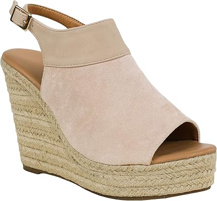 open toe slingback espadrilles