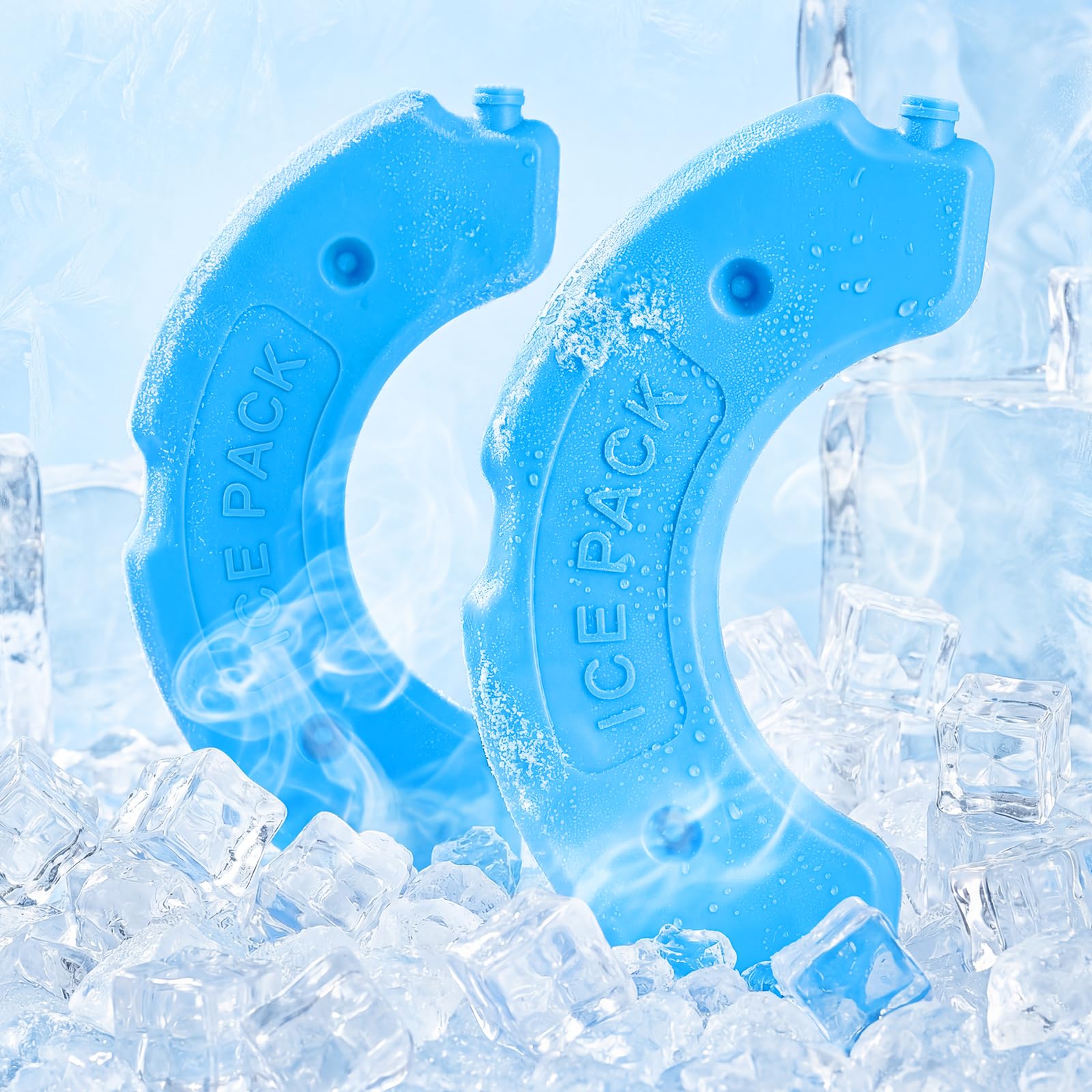 Ownpets Replacement Ice Packs for Round Automatic Pet Feeder, Keep it Cool,For Item NO.PET0264,One-Pack