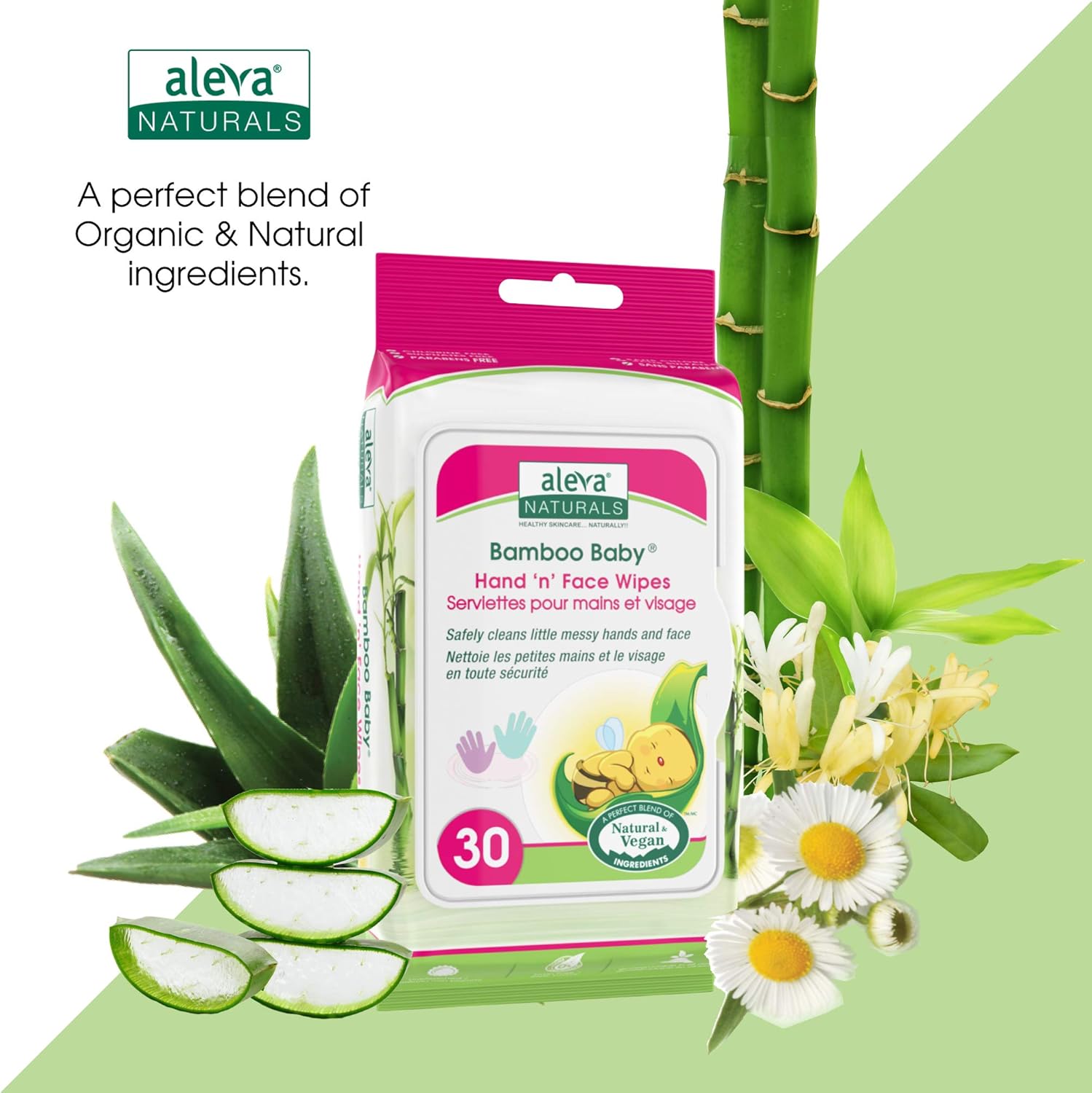 aleva hand and face wipes