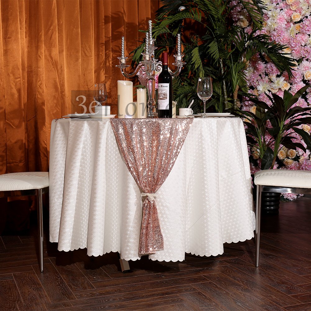 Best gold shimmer roll of table runner