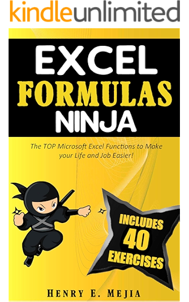 Amazon Com Excel Formulas Ninja The Top Microsoft Excel