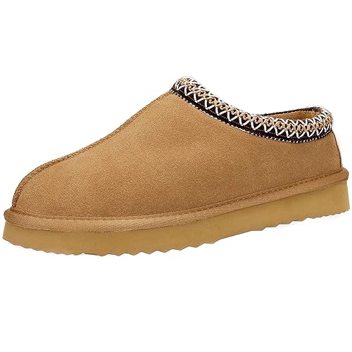 CNTAO Women Slippers Platform Mini Boots Suede Leather Short Ankle