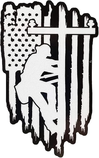Amazon Com Firehouse Graphics 2 Pack 3m Reflective American Flag