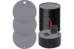 15 Pcs Drum Top Absorbent Pads for 55 Gallon Barrel Oil Absorbent Pads, Barrel Top Absorbent Mat, Water Absorbent Mat Oil Spi