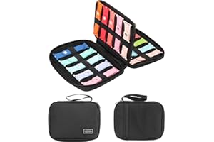 PACMAXI 20 Watch Bands Storage Carrying Case Compatible with Watches,Expandable Watch Band Holder Stores 20 Watch Bands Fit for Most Sizes of Watch Straps,Organizer for Watch Bands, Bag Only