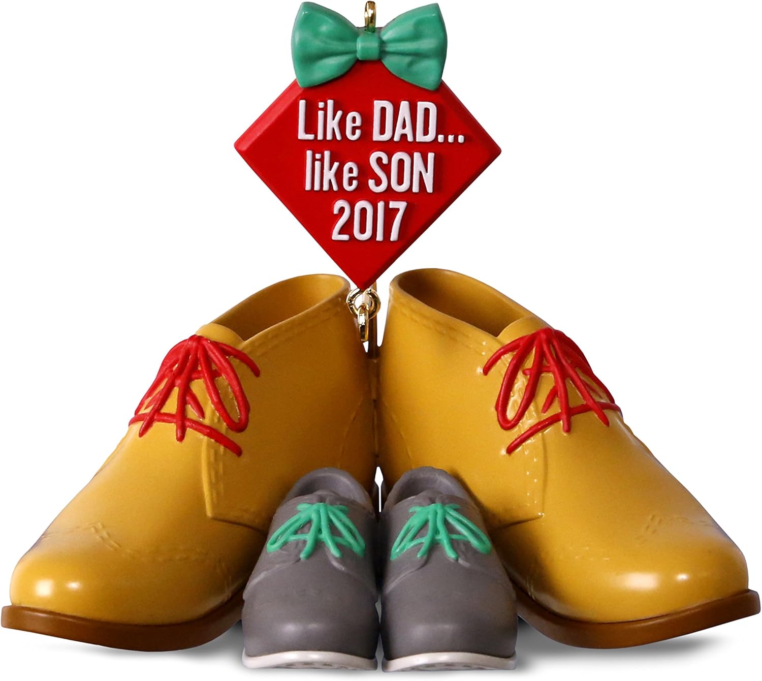 father and son ornament