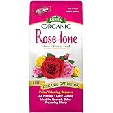 Espoma Organic Rose-Tone 4-3-2 Organic Fertilizer for All Types of Roses and Other Flowering Plants. Promotes Vigorous Green Growth and Abundant Blooms. 4 lb. Bag - Pack of 2