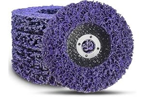 LYHLYA 5 PCS Angle Grinder Strip Discs Stripping Wheel 4-1/2" x 7/8" Grinder Paint Remover Disk Metal Stripping Wheel Clean and Remove Paint, Rust Welds, Oxidation