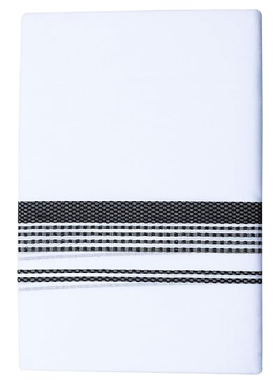 Men's Pure Cotton Dhoti's (113_White_3.60M)