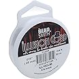 The Beadsmith Illusion Cord – Durable Nylon Monofilament – Clear Color, 0.254mm Diameter, 50-Meter Spool – Jewelry Making Cord for Creating Necklaces, Bracelets and DIY Crafts