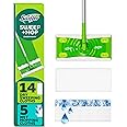 Swiffer Sweep + Mop, Broom & Mop Alternative, Dry & Wet Floor Cleaner for Dirt, Dust, Hair, All Purpose Cleaning Tool for Hom