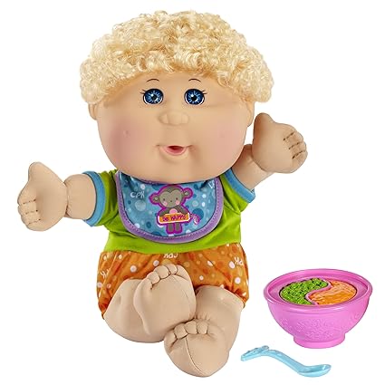 cabbage patch kid curly hair boy