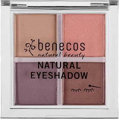 Benecos Quattro Eyeshadow Palette - Natural Vegan Makeup for Beautiful Eyes