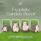 Pelle & Sol Hedgehog Garden Ornaments Set of 4 Polyresin Outdoor Statues view 5