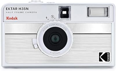 Kodak EKTAR H35N Half Frame Film Camera 35mm Focus-Free Bulb Star Filter