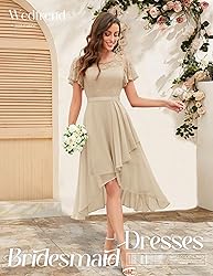 Wedtrend Women's Formal Dress, Floral Bridesmaid