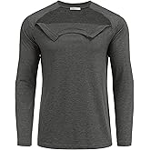 Deyeek Unisex Chemo Shirts for Port Access Chemotherapy Must Haves Long Sleeve Cancer Care Package for Men