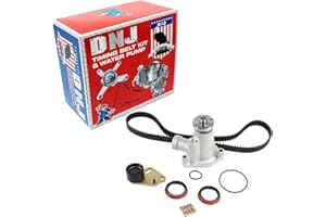 DNJ TBK448WP Timing Belt Kit with Water Pump for 1995-2001 Ford Mazda B2300 B2500 Ranger 2.3L-2.5L L4 8V SOHC 140cid