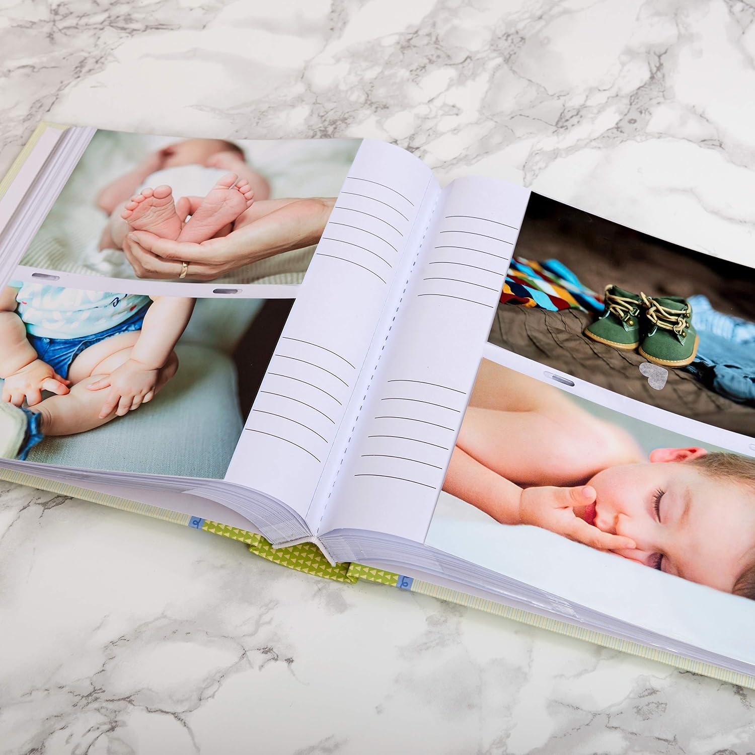Kusso Childrens Photo Album Blue Sleepy Owl Design 200 Photos 6x4 Inch / 10x15cm Personalise with a Favourite Photo for Babies Toddlers and Kids - Image 5