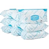 Amazon Elements Baby Wipes, Unscented,White 720 Count, Flip-Top Packs
