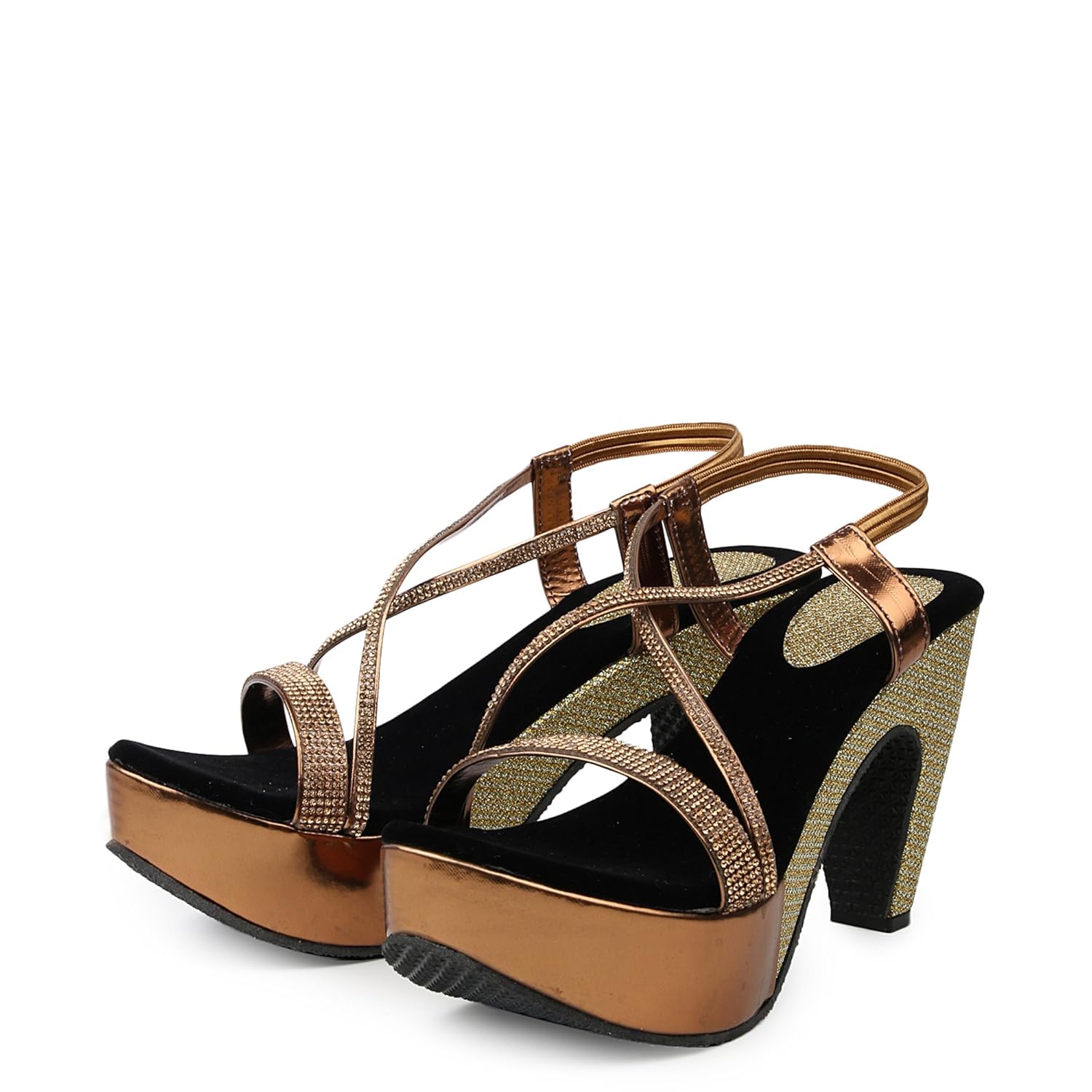 sinlite stylish & fashionable synthetic heel sandal's for women