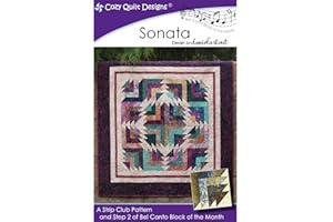 Cozy Quilt Designs CQD01202 Sonata Step 2 of Bel Canto BOM Pattern Series